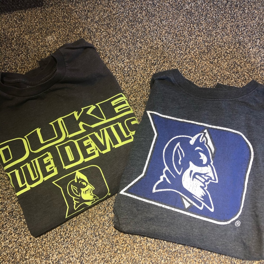 Vtg Duke Blue Devils T-Shirt Lot (2)